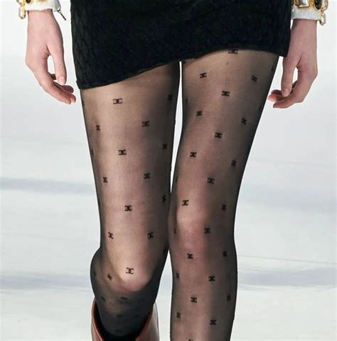 where to buy chanel logo tights|chanel tights price.